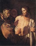 Gerrit van Honthorst The Incredulity of St Thomas oil on canvas
